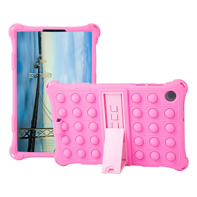 

Силиконовый чехол бампер Ainiyo Pop It cover для планшета Lenovo Tab M10 HD (2nd Gen) TB-X306 10.1" Розовый