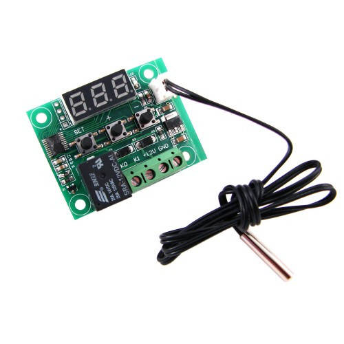 

Цифровой мини термостат W1209, -50~110С, 10А, 12В