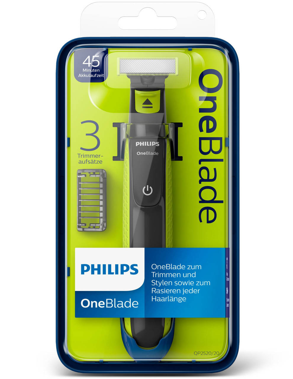 

Триммер для усов и бороды Philips QP2520/20 OneBlade