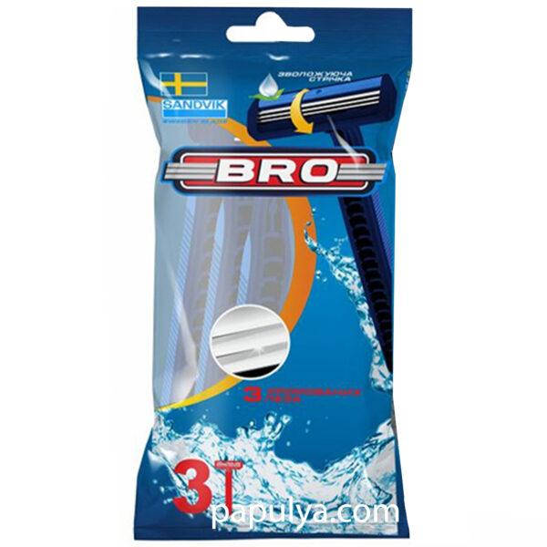 

Одноразовые станки для бритья Bro бро 3 лезвия 3 шт.