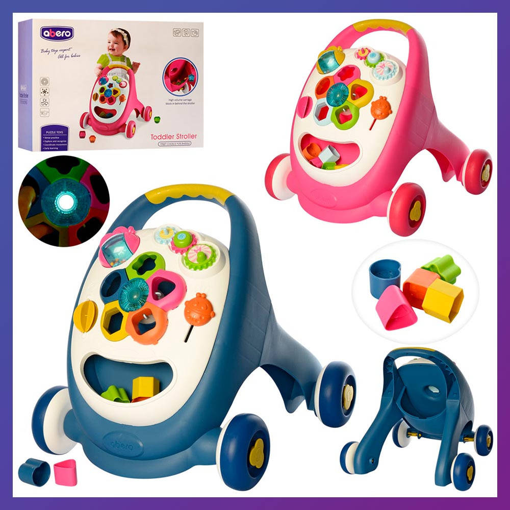 

Детские ходунки-каталка 2 в 1 игровой центр Bambi 91157, Разные цвета