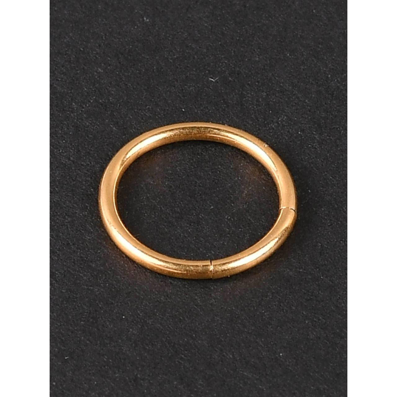 

Кольцо сегментное золотистое, Диаметр, мм 10