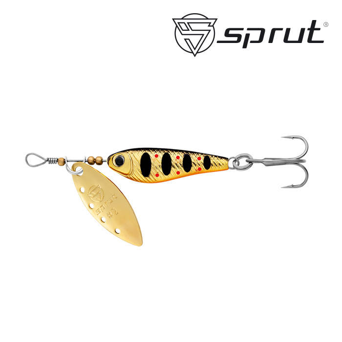 

Блесна Вращающаяся вертушка Sprut Alpina Long Spinner #2 9гр GBKTR-G