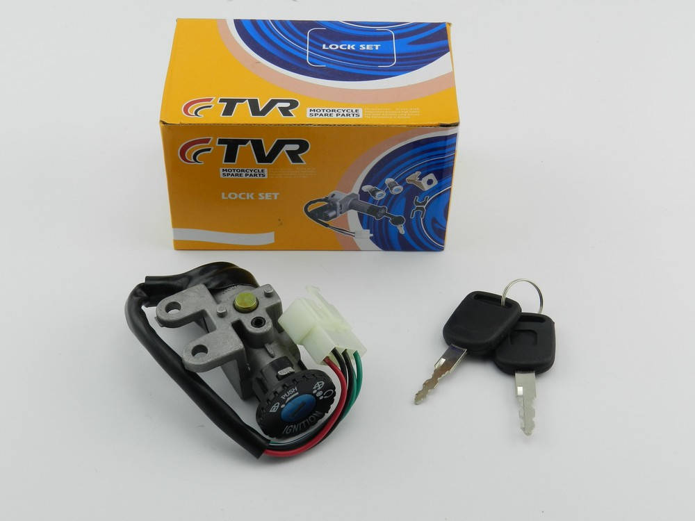 

Замок зажигания (голый) 4т GY6-50/Viper Wind, короткое крепление, TVR(0760)
