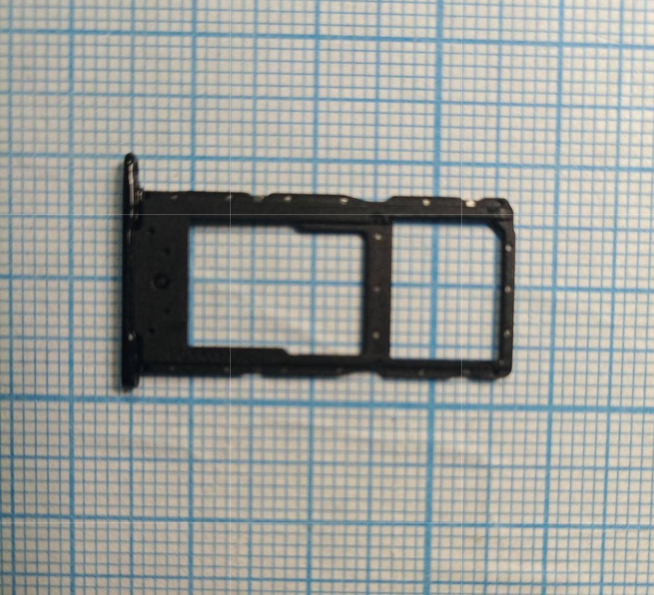 

Лоток Sim-карти і карти пам'яті для Huawei P Smart 2019 (POT-LX1)/ Honor 10 Lite чорний, Черный