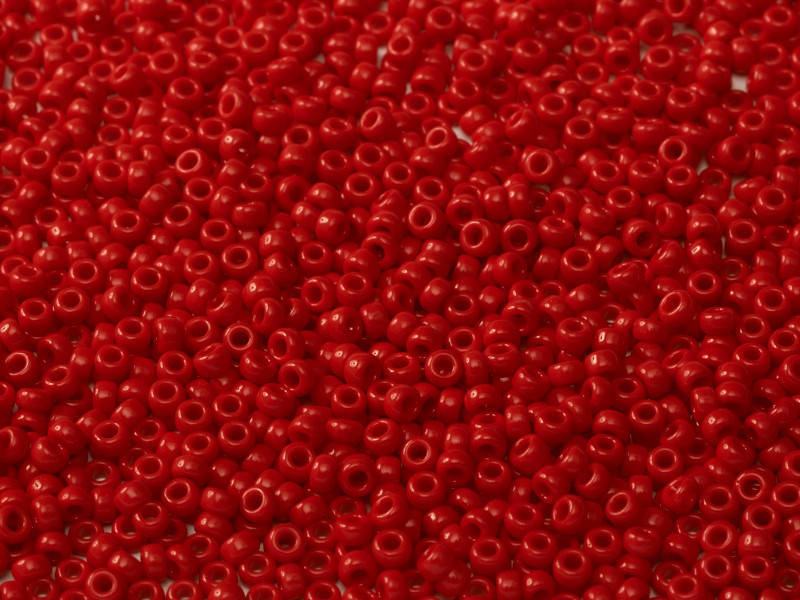 

Японський бісер Miyuki Круглий 11/0 0408 - Opaque Dark Red 5 г