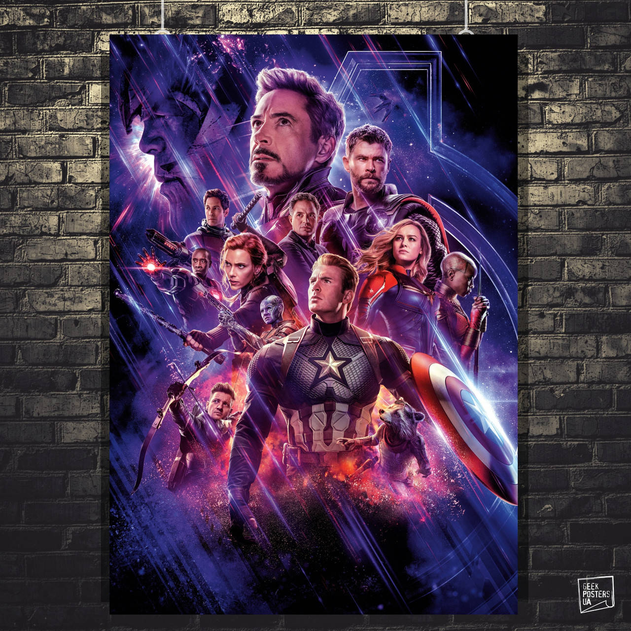 

Постер Мстители: Финал, Avengers: Endgame. Размер 60x41см (A2). Глянцевая бумага