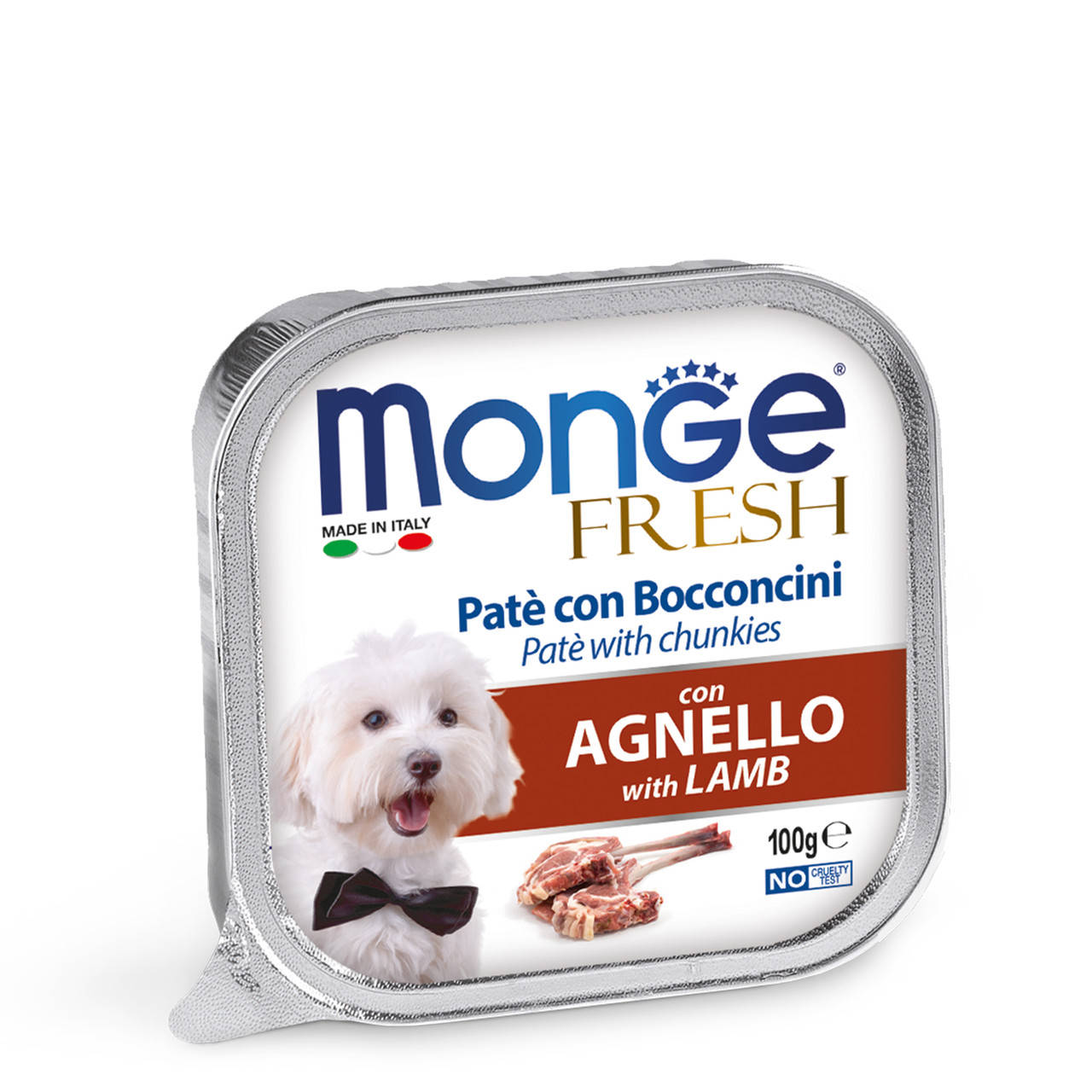 

MONGE DOG FRESH влажный корм для собак с ягненком 100 г