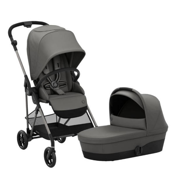 

Коляска Cybex Melio 2 в 1 Soho Grey mid grey