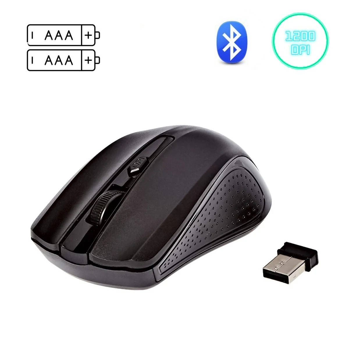 

Компьютерная беспроводная мышка Mouse ART-211 2.4G Wireless Bluetooth мышка для ноутбука беспроводная (GA), Черный