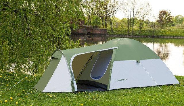 

Палатка 3-х местная Acamper MONSUN3 3000 мм Двухслойная Польша, Зелёный