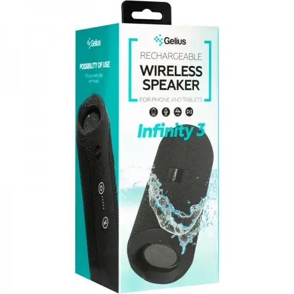 

Акустика портативная Gelius Pro Infinity 3 GP-BS510SE Red Bluetooth