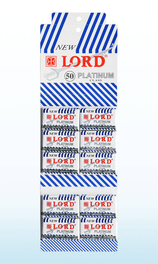 

Леза Lord Platinum Double Edge Blades 50 шт