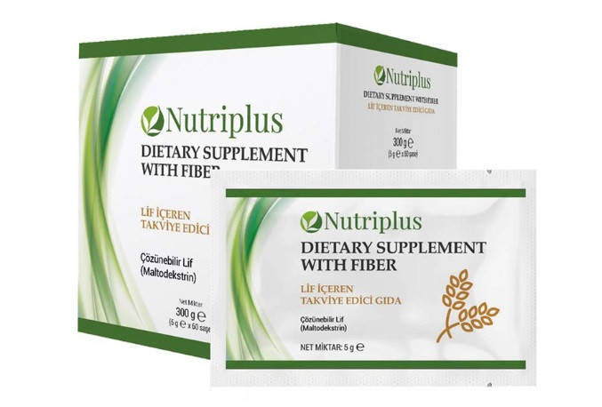 

Дієтична добавка з харчовими волокнами, Nutriplus, 60 сашетів по 5 г