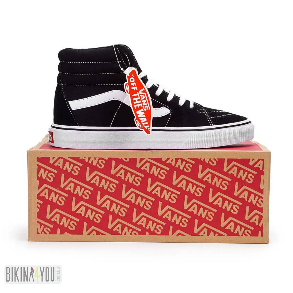 

Vans Old Skool Sk8-HI кеды высокие черные, Черный