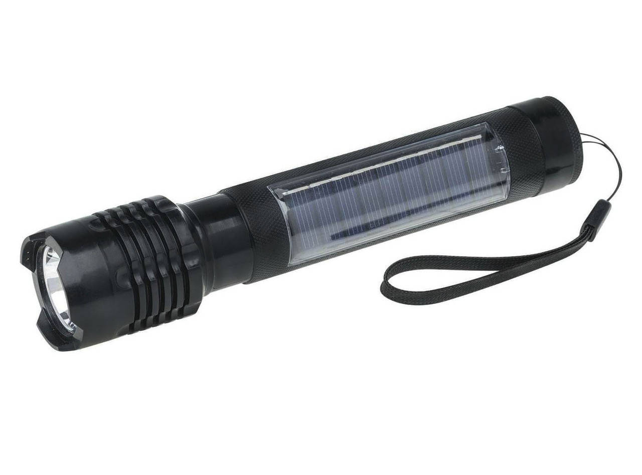 

Ручной светодиодный фонарик на солнечной батарее Asialite AL-001 Black, Черный