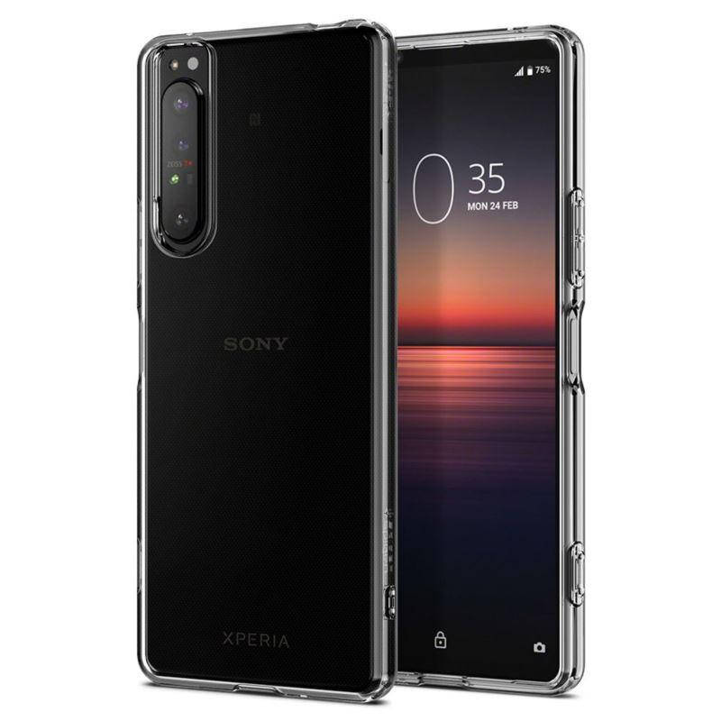 

Чехол Spigen для Sony Xperia 1 II, Liquid Crystal, прозрачный (ACS01182)