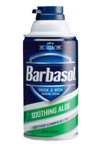 

Пена для бритья Barbasol Soothing Aloe Shaving с алоэ для сухой кожи мужская