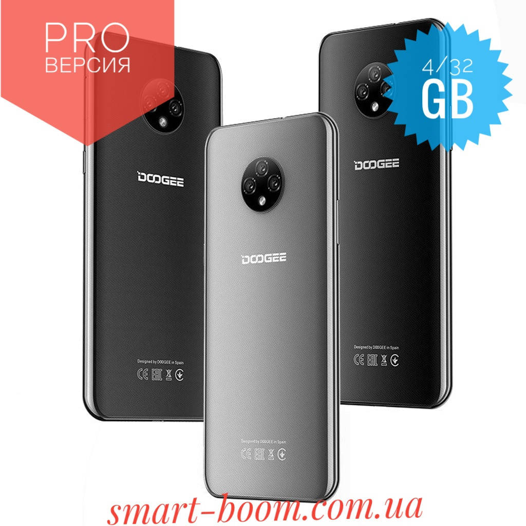 

Смартфон Doogee X95 Pro Black 6.52" 4/32Gb 4350mAh 4G Android 10