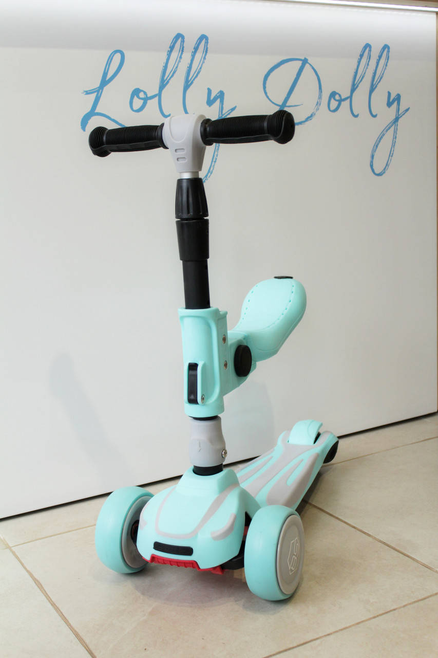 

Самокат-беговел 2в1 Best Scooter ST Бирюзовый
