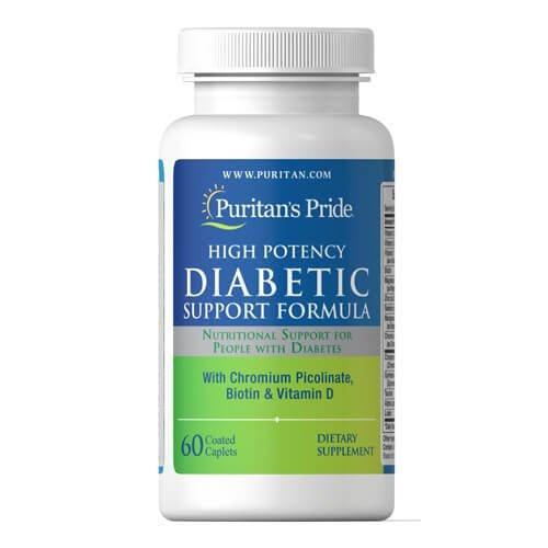 

Витаминно-минеральный комплекс, от диабета Puritan's Pride Diabetic Support Formula 60 таб