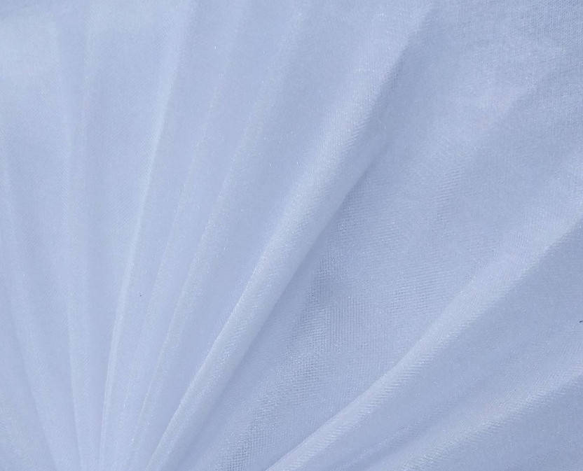 

Ткань фатин белый с отблеском, ширина 300см