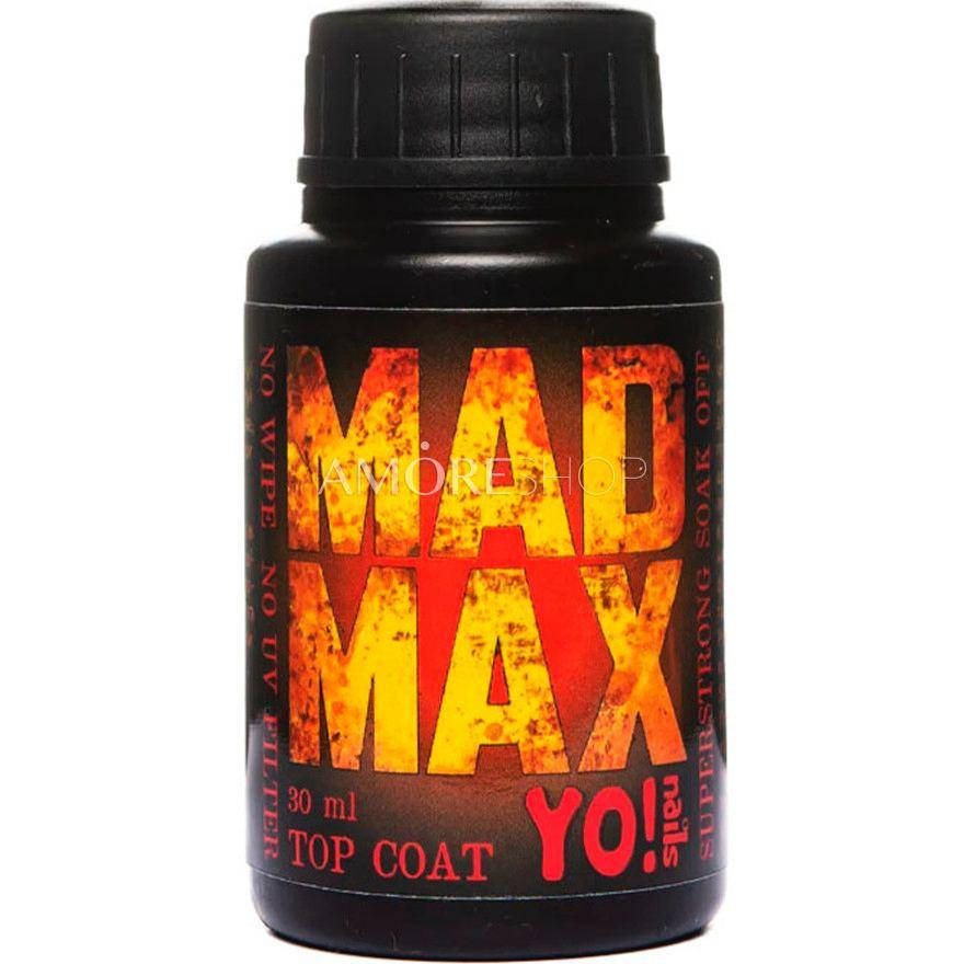 

Топ для гель-лака Yo!Nails Mad Max Top Coat без липкого слоя 30мл