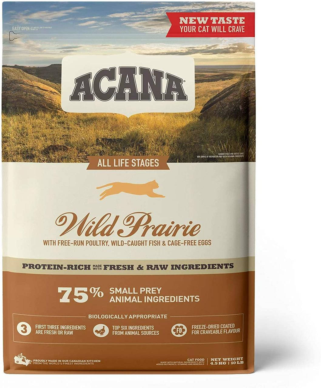 

Acana Wild Prairie Сat (Акана Вайлд Прерие Кет) сухой корм для котов 4.5 кг