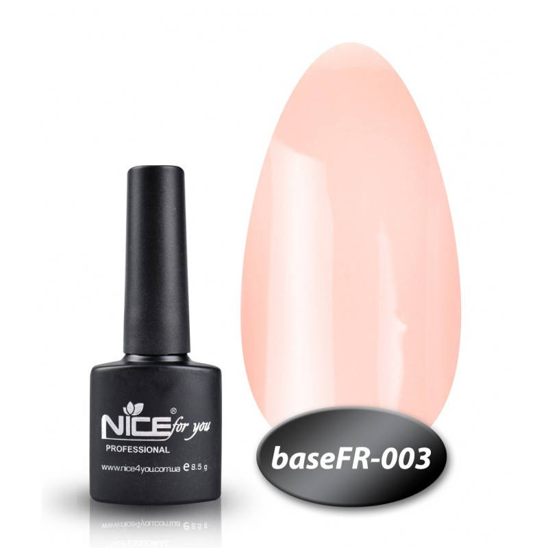 

Камуфлирующая база Base FR -003 Nice for you розово-персиковая 8,5 мл