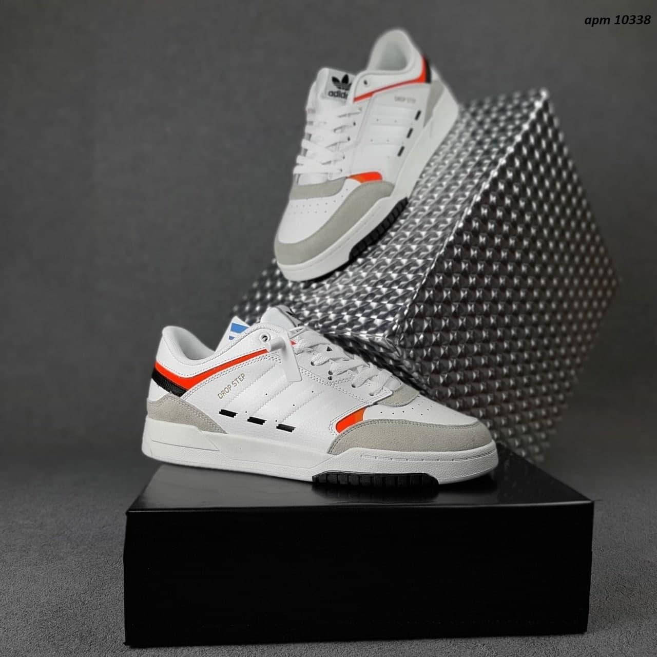

Кроссовки мужские Adidas drop Step летние, белые кроссовки адидас дроп степ кожа, Белый