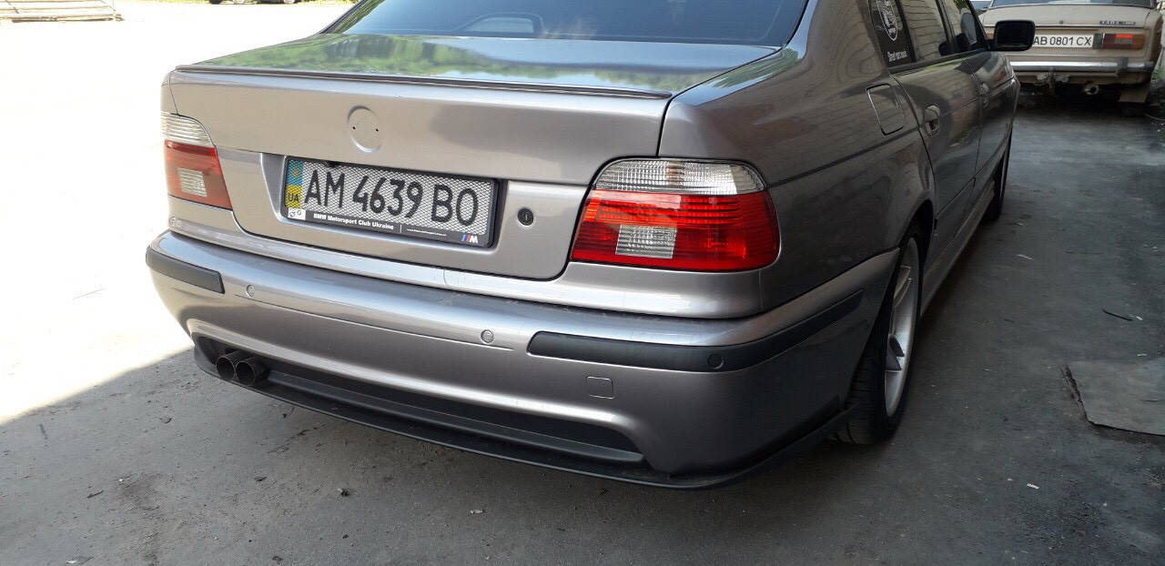 

Бмв е39 накладка на задний м бампер HAMANN style, Черный