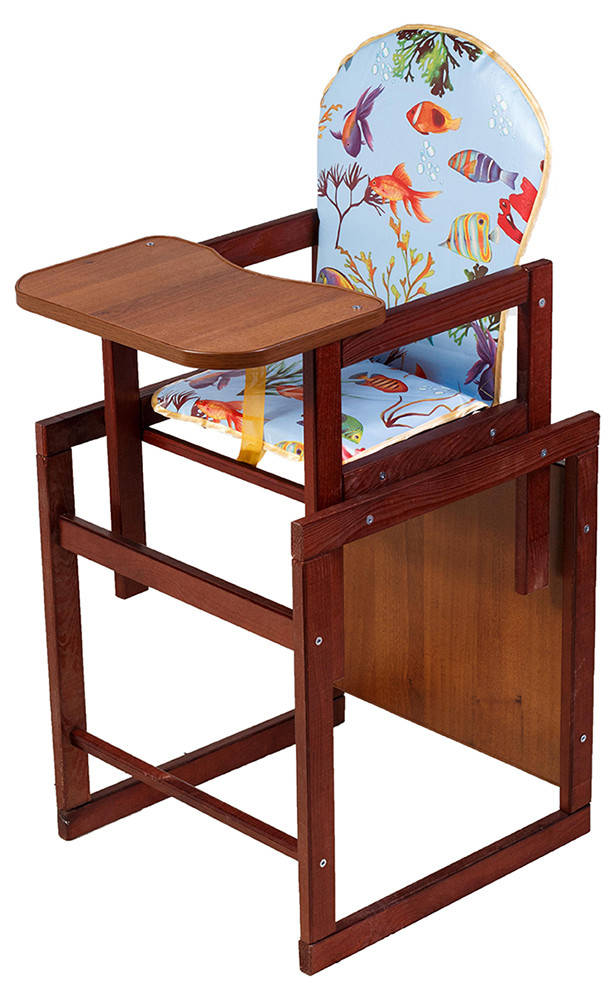 

Стульчик- трансформер Зайчик-22 темный голубой (рыбки)