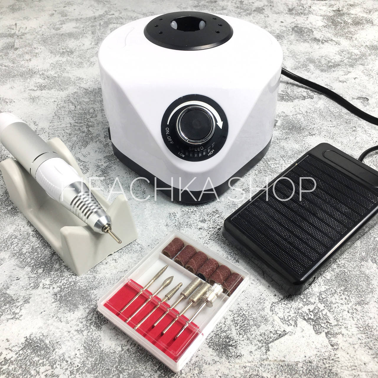 

Фрезер для маникюра и педикюра Nail Master ZS-608 65 Вт 45 000 об/мин белый