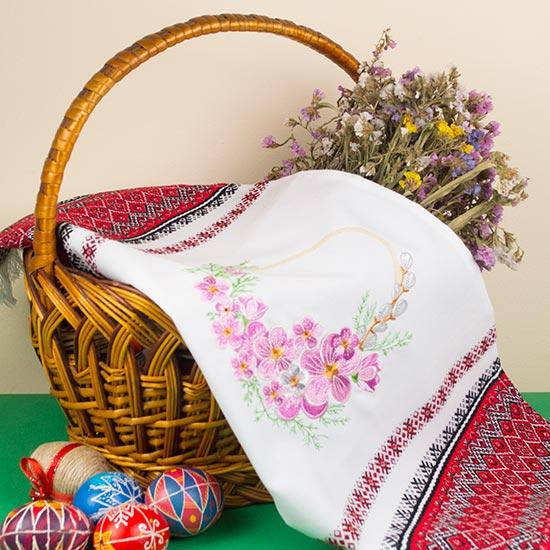 

Вышитый рушник на Пасху 70 см