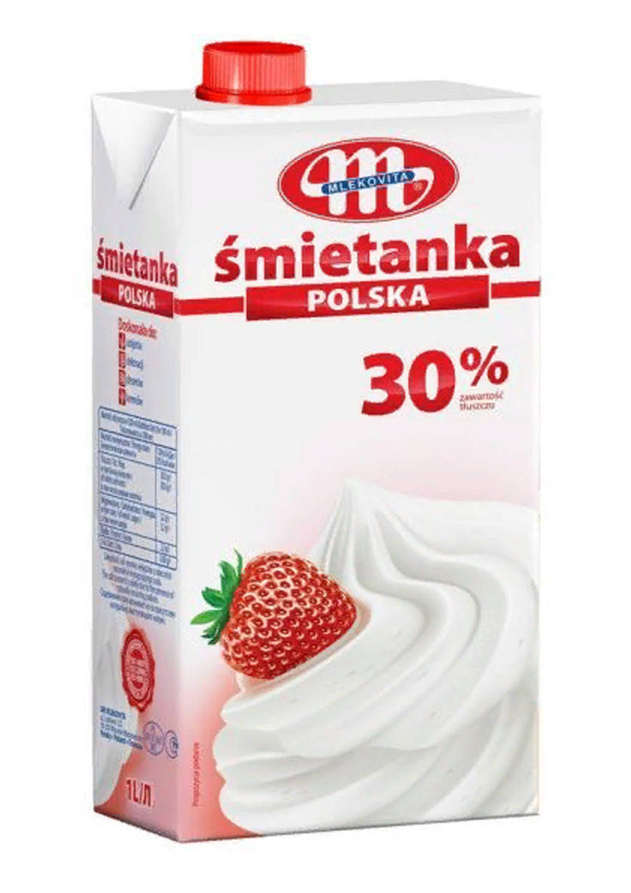 

Сливки молочные Smietanka Mlekovita 30% 1 л.