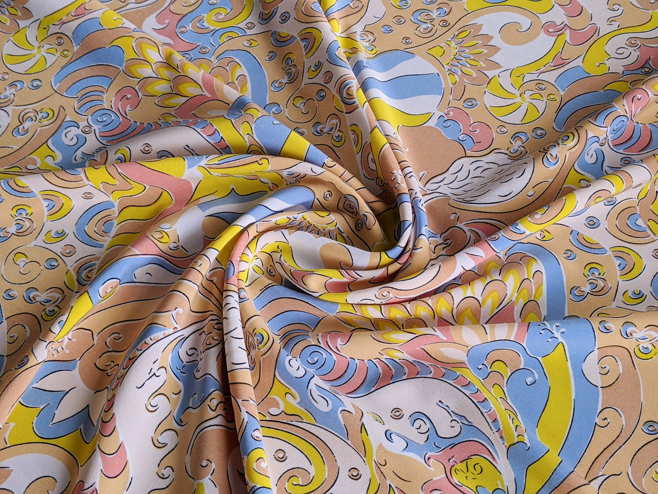 

Супер софт абстракция, желтый