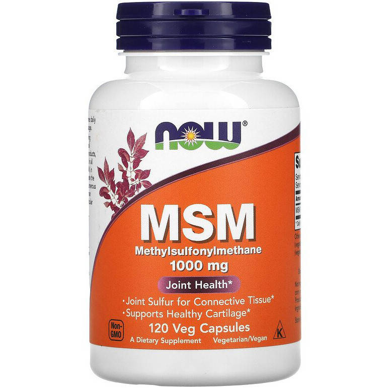 

Метилсульфонилметан NOW Foods "MSM" 1000 мг (120 капсул)