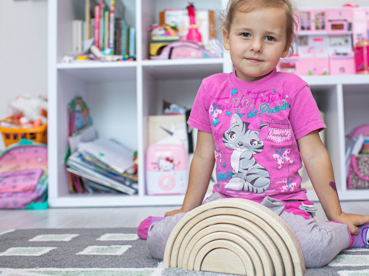 

Детская деревянная игрушка. Радуга. Экопродукт. 25х12см