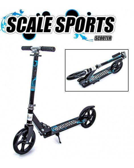 

Двухколесный детский самокат Складной Scooter 460 Black_Черно-синий!