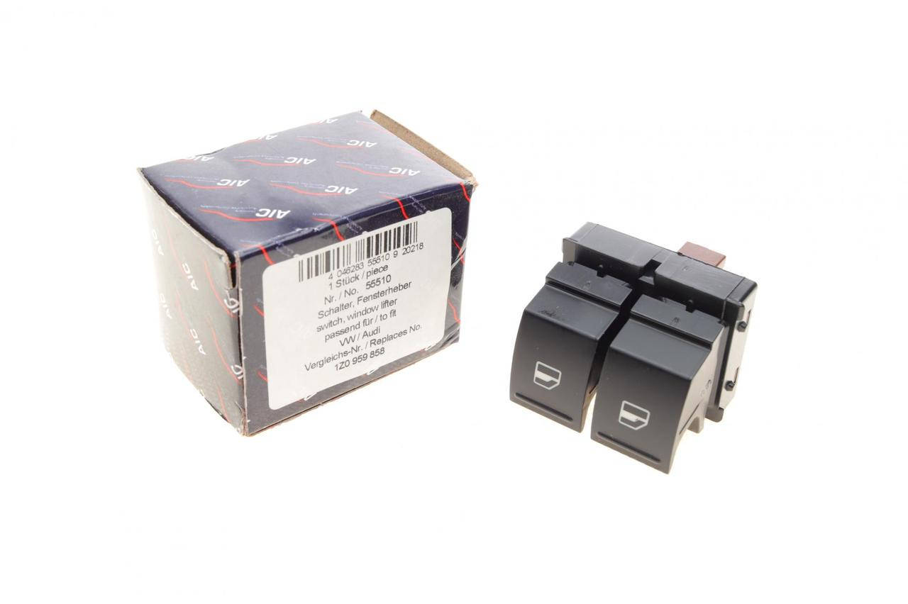 

Кнопка стеклоподъемника (левая, водительская) (блок/переключатель) Skoda Octavia II/Fabia/Laura 04-13 AIC