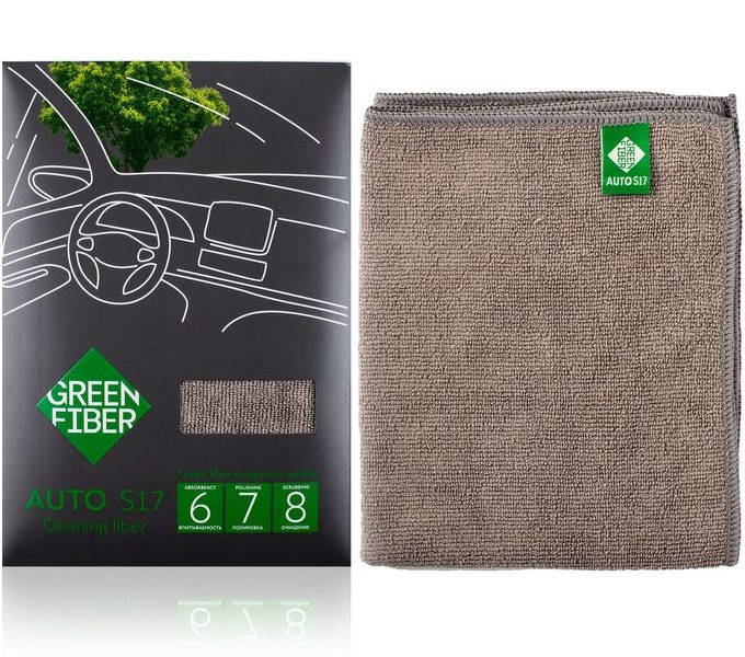 

Файбер GreenWay Green Fiber AUTO S17, для уборки, серый (08074)