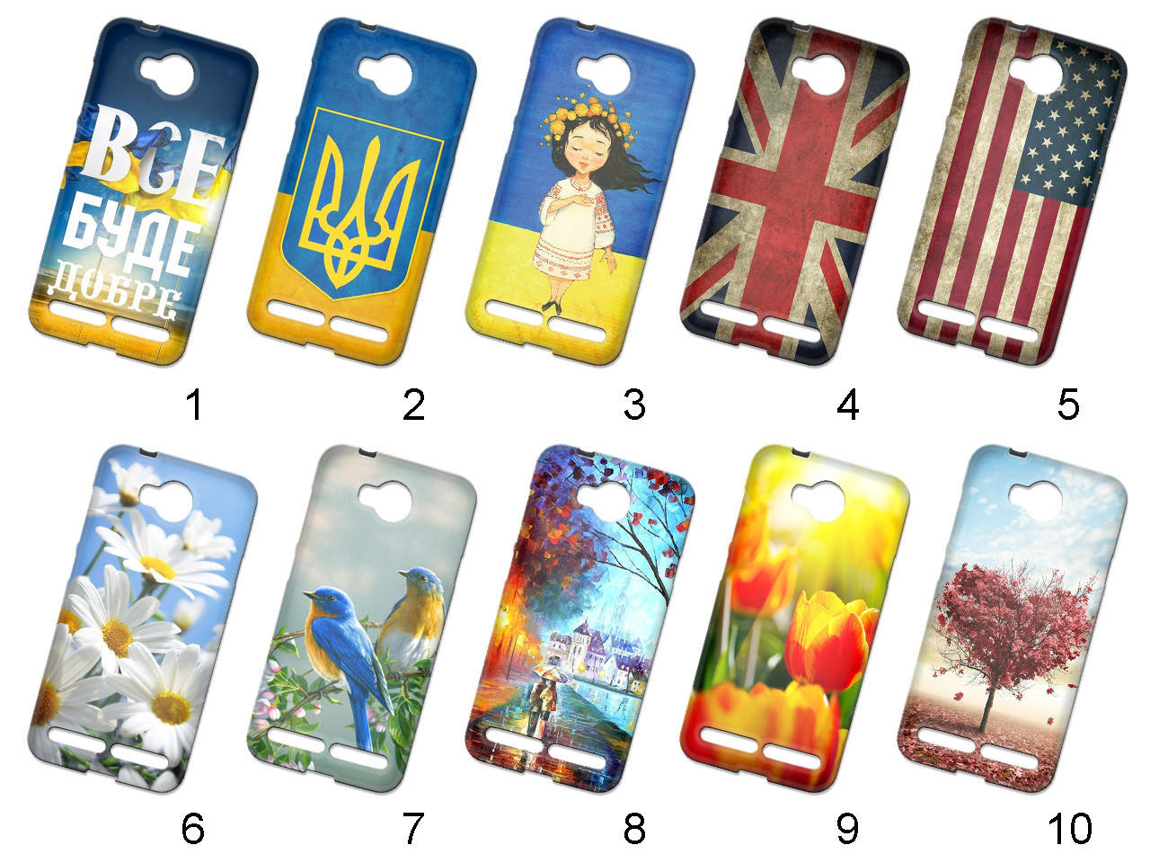 

Силиконовый чехол с рисунком для Huawei Y3 II