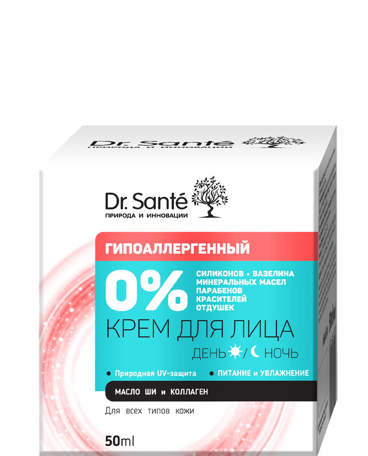 

Крем для лица 50мл Dr.Sante 0%