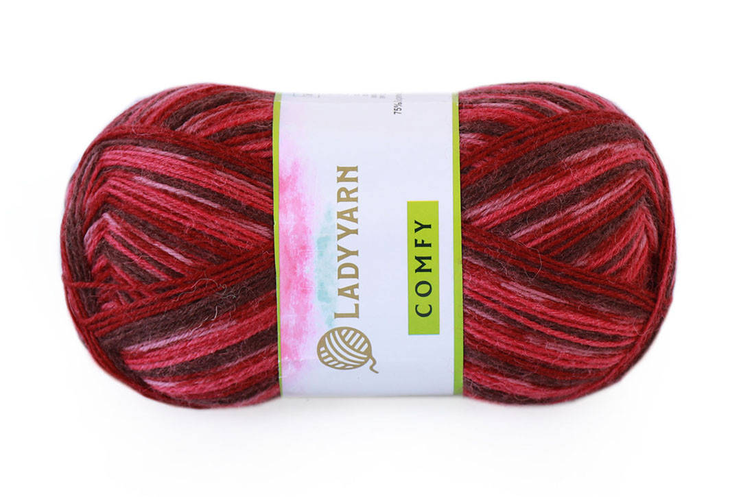 

Lady Yarn Comfy Socks, Ягода, №4105