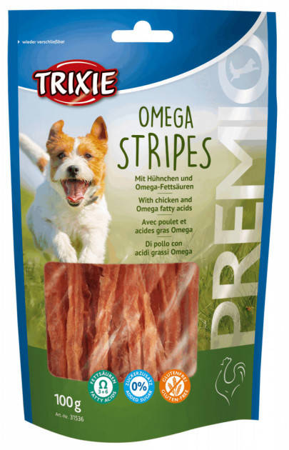 

Лакомство для собак TRIXIE Omega Stripes 100г (TX-31536)