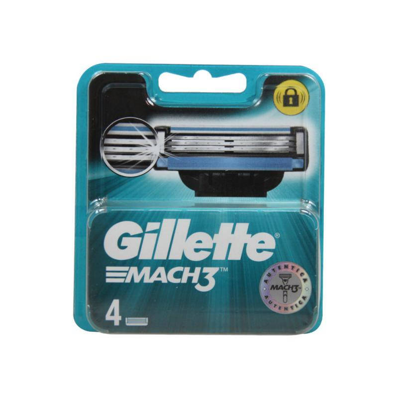 

Gillette Mach3 4 шт. сменные кассеты для бритья (джилет)