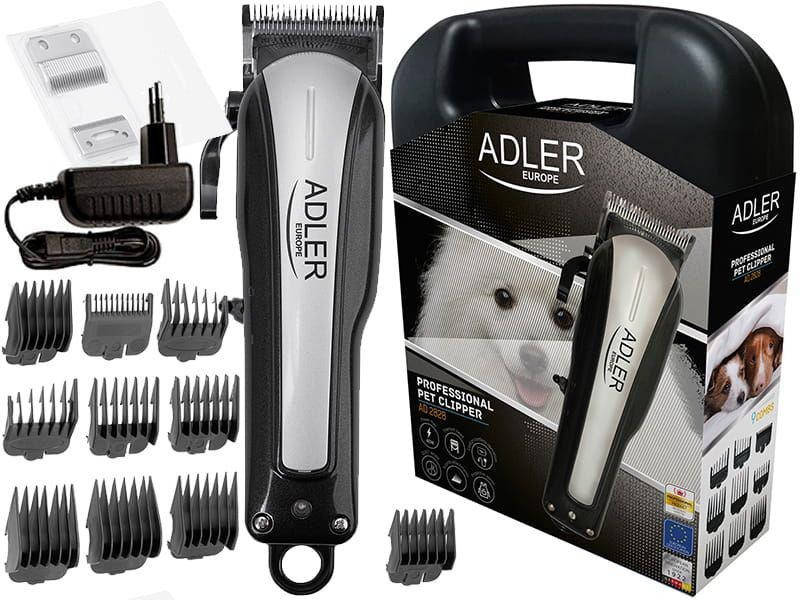 

Машинка для стрижки шерсти животных, грумер Adler AD 2828 (40Вт, акум-сеть, Польша)
