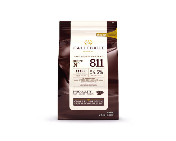 

Шоколад чёрный "Callebaut Select", 54,5% какао, каллеты 100 грамм