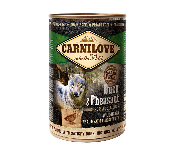 

Влажный корм для собак Carnilove Duck & Pheasant 400 г Акция