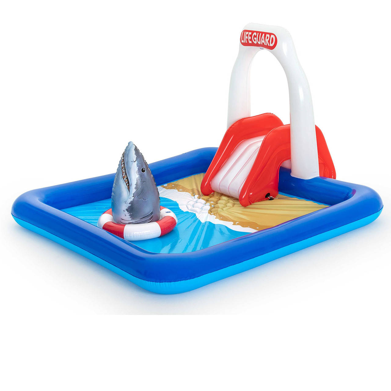 

Надувной игровой центр Bestway 53079 «Спасатель», 234 х 203 х 129 см, Синий